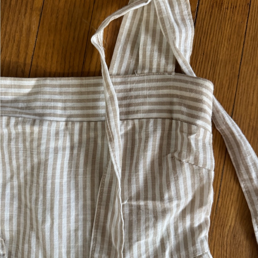 Anthropologie Linen Cottagecore midi dress - Picture 2 of 7